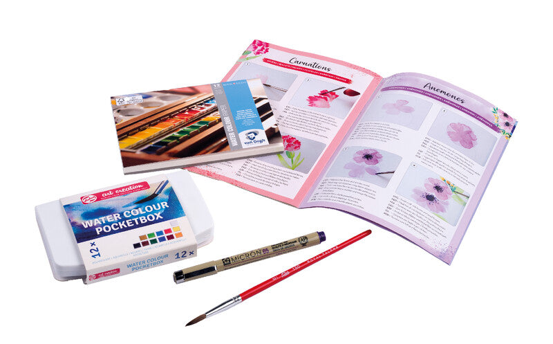 Talens Malset Handlettering – 12 Farben – 105 × 150 mm