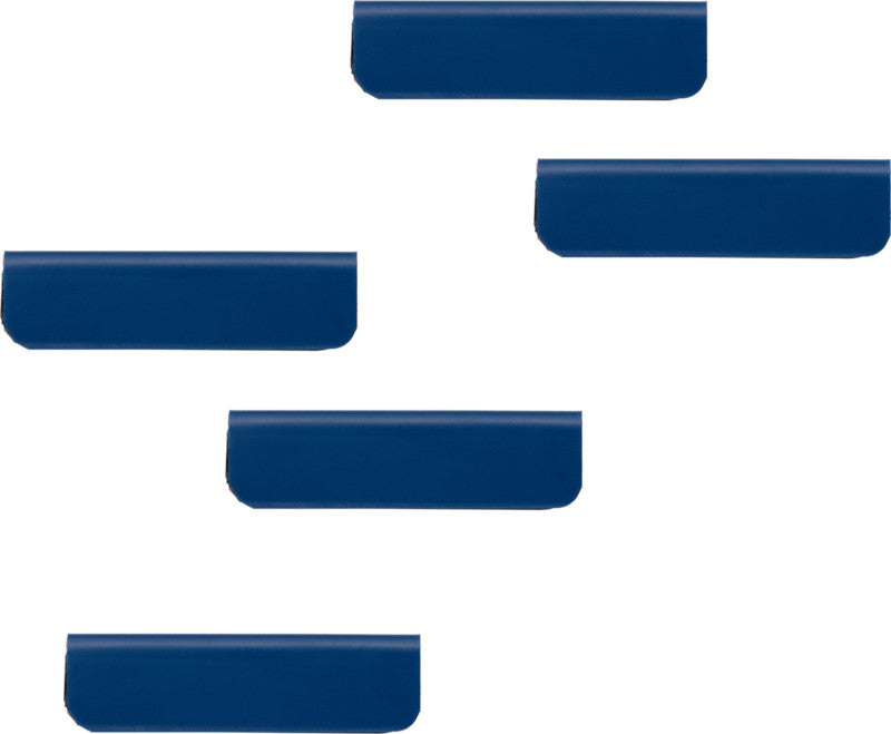 Durable Magnetclip – 60 × 17 mm, dunkelblau, selbstklebend, wiederablösbar, 5er-Pack
