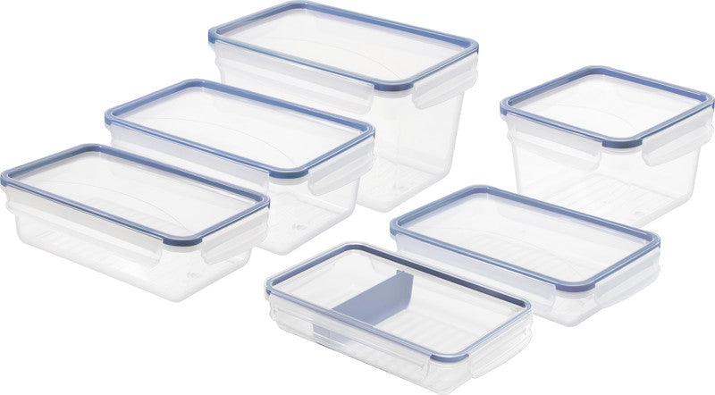 Rotho Kühlschrankdose Clic & Lock – 2 l – rechteckig – 23,9 × 9,2 × 16 cm – PP – transparent