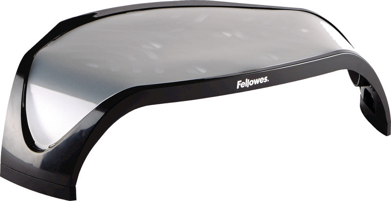 Fellowes Smart Suites – Monitorhalterung, bis 21", 10 kg, Füsse auf 3 Höhen verstellbar, schwarz/silber