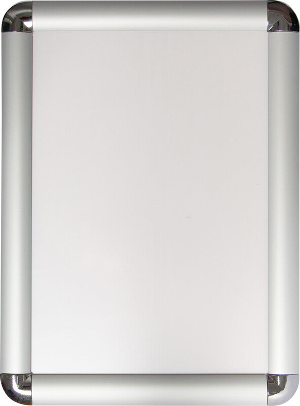 Q-connect Plakatrahmen – 240 × 325 mm, silber, wetterfest, für A4