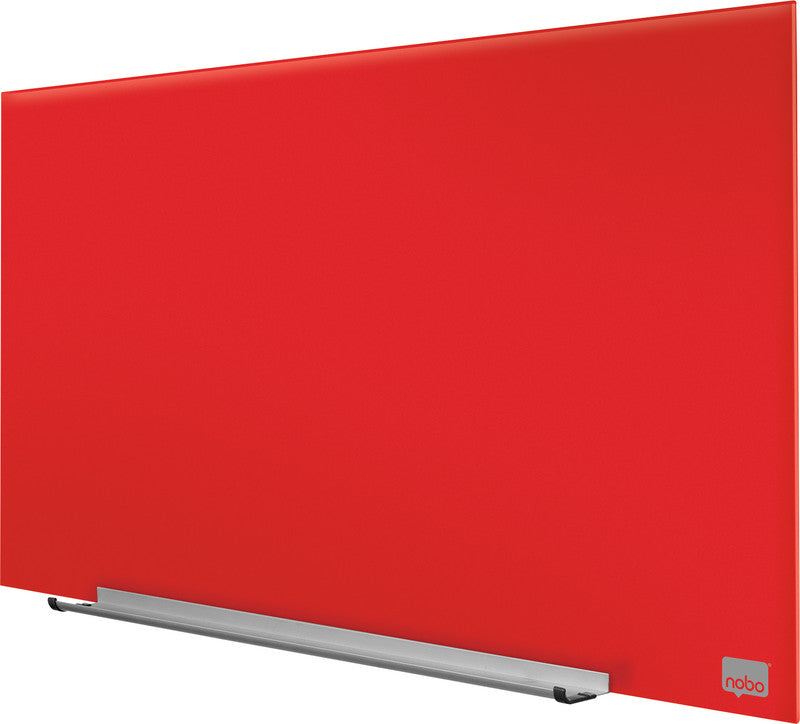 Nobo Whiteboard – 68 × 38 cm, Glas, magnetisch, Wandmontage, inkl. Stift, Magnete, Montagesatz
