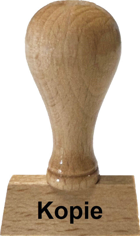 Glatz Motivstempel – Motiv: Kopie, Holz, 22 × 6 mm, Deutsch, ohne Kissen