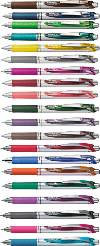 Pentel EnerGel Xm RT Fine – Tintenroller, schnelltrocknend, 0,7 mm, blau