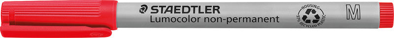 Staedtler Non-Permanent-Marker Lumocolor – mittel 0,8-1 mm – rot – nachfüllbar
