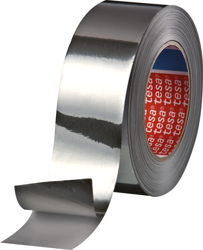 tesa Aluminiumband – 50 mm × 50 m, silber, stark