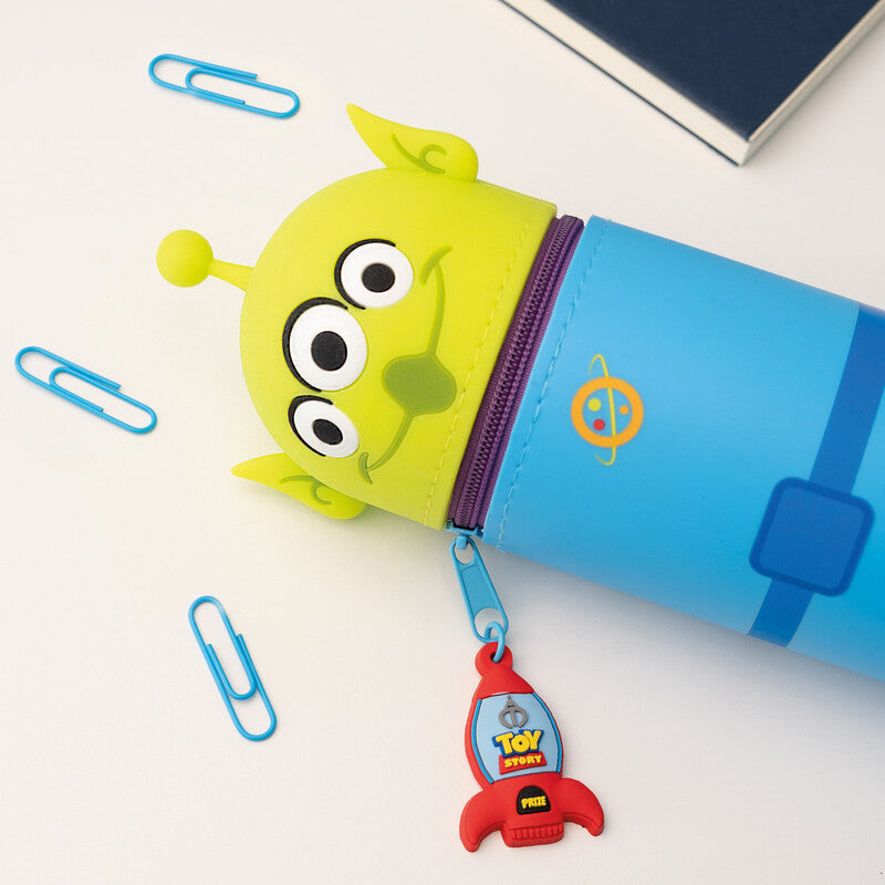 Disney Schlamperetui, Toy Story Alien, Mehrfarbig, Silikon, 7 × 18 cm