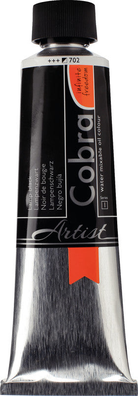 Cobra Ölfarbe – Lampenschwarz, 150 ml