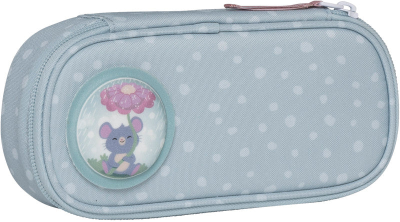 Beckmann Klassisches Schlamperetui, leer – Forest Deer Dusty Mint – Kunststoff – 22,0 × 5,0 × 10,0 cm