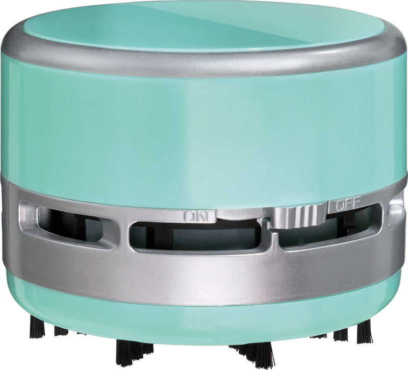 Clauss Mini-Tischstaubsauger 2Clean – Akkubetrieb (2 × AA), türkis