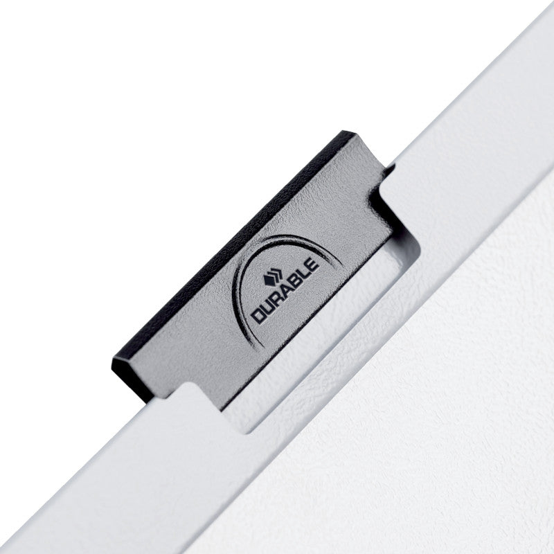 Durable Unterschriftenmappe – A4, weiss, Kunststoff