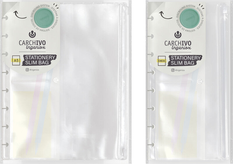 Carchivo Sichtmappe A5 – transparent, Kunststoff, glänzend, 200 µm