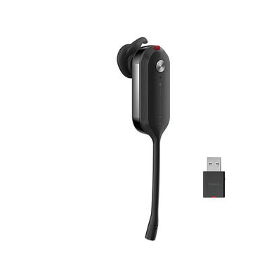 Yealink WH63 UC Office-Headset – Ohrbügel, Mono, DECT, mit USB-A-Dongle, mit Ladestation, Schwarz