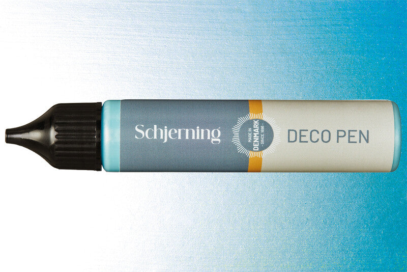 Schjerning Perlenstift – türkis, 28 ml, für Papier, Textilien & Keramik
