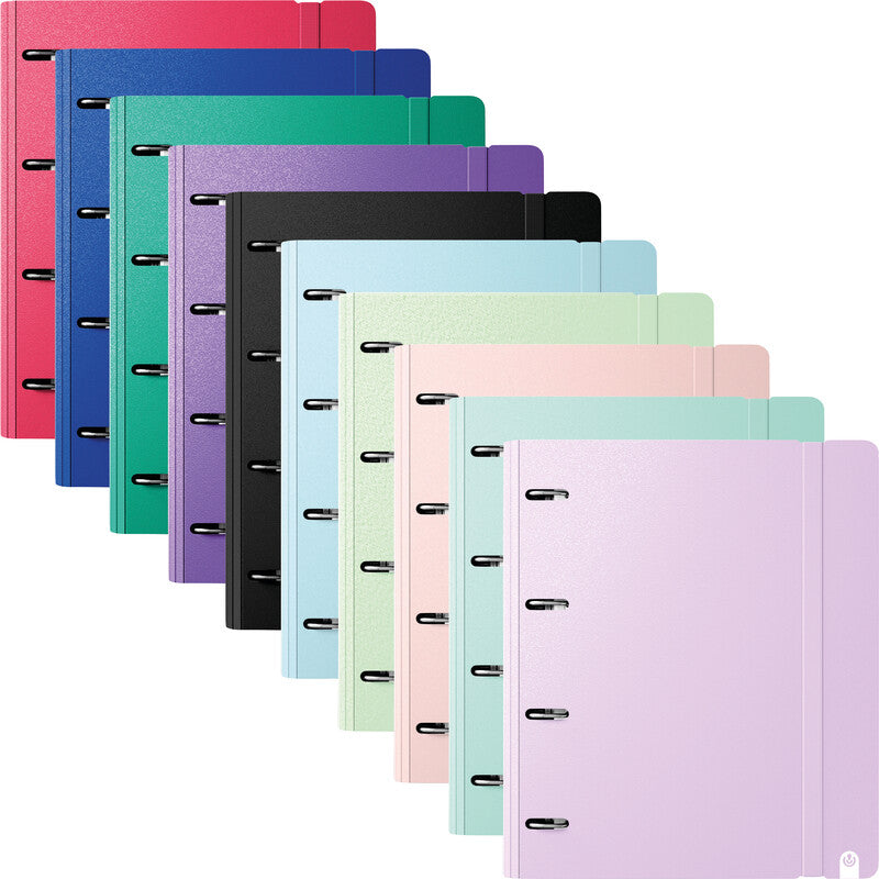 Carchivo Ringbuch Carpeblock 360 – A4 hoch – 4 Ringe, Ø 35 mm – Blau, mit Raumsparösen