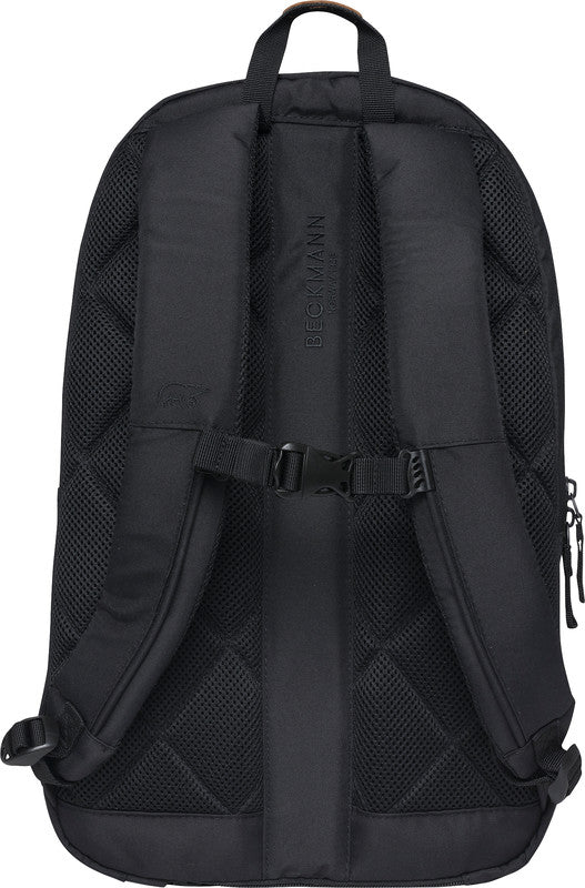 Beckmann Urban Rucksack – schwarz – 30,0×48,0×22,0 cm – recycelte Materialien