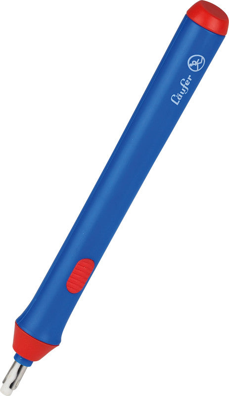 Laufer Radierer – für Bleistifte, Farbstifte – 85 × 255 × 30 mm – Kunststoff – blau