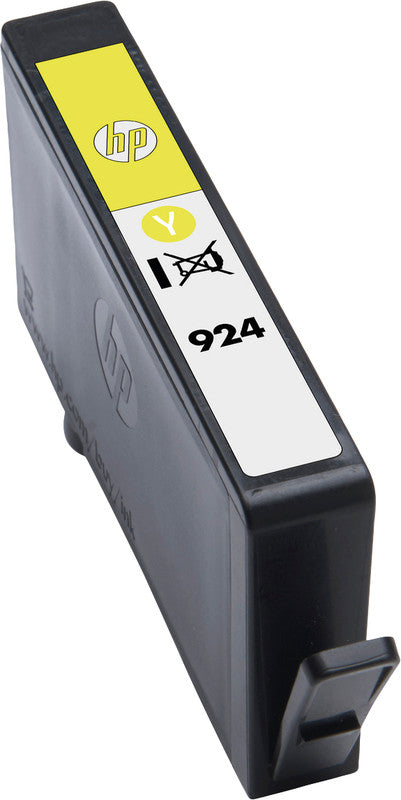 HP 924 Gelb Tintenpatrone (Original) – 400 Seiten – für HP OfficeJet Pro 8120e/8130e/8135e – 4K0U5NE