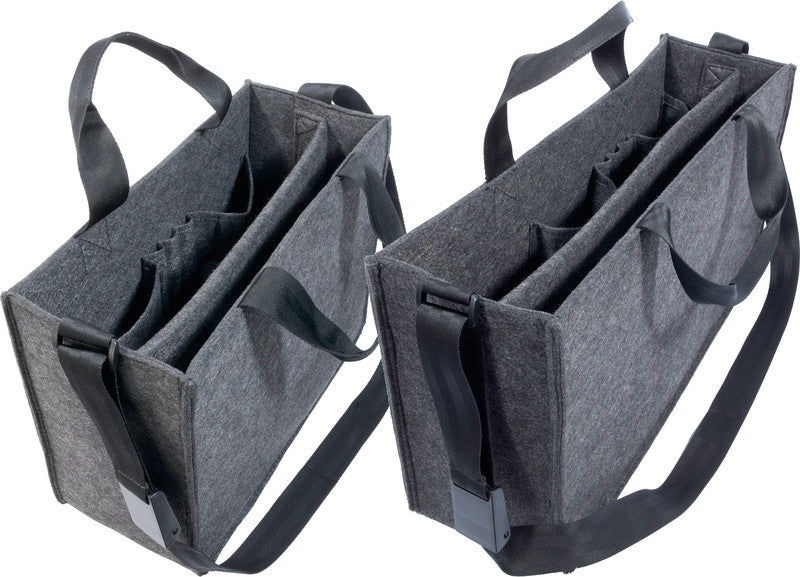 Sigel Desk-Sharing-Tasche – für Notebooks bis 14", Filz, Grau