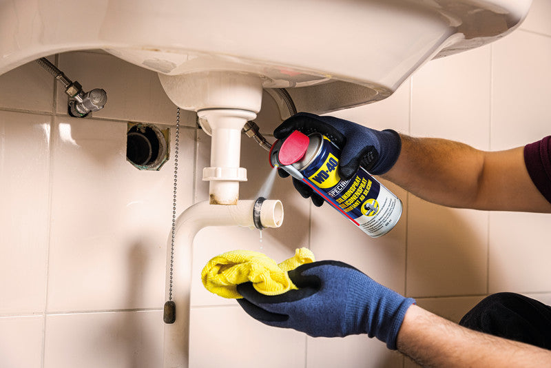 WD-40 Silikonspray – transparent, wasserfest, für Silikon, 400 ml, −35 bis +200 °C