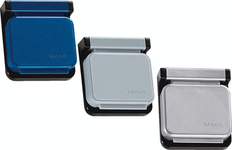 MAUL Stiftschlaufe – selbstklebend, Kunststoff, blau, 36 × 12 mm