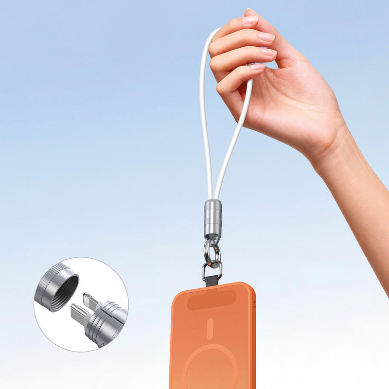 Dux Ducis Daten- & Ladekabel – USB-C auf Lightning 0,3 m, 27 W, Weiss – für iPhone/iPad