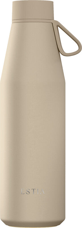 Estia Flow Isolierflasche 500 ml – Doppelwandig 12 h Heiss / 24 h Kalt, Edelstahl, Schraubdeckel