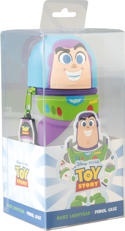 Disney Schlamperetui, Toy Story Buzz, Mehrfarbig, Silikon, 7 × 18 cm