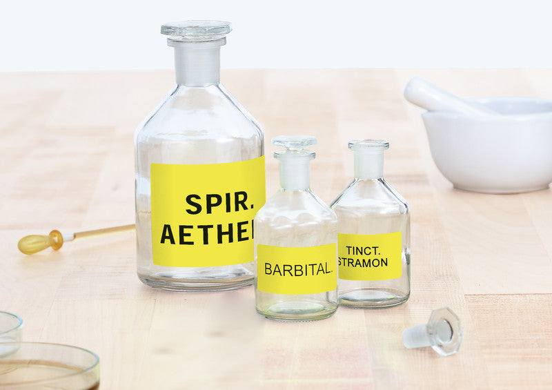 HERMA Etiketten, 99 mm × 68 mm, neonrot, Papier, permanent, 160 Etiketten (20 Blatt)