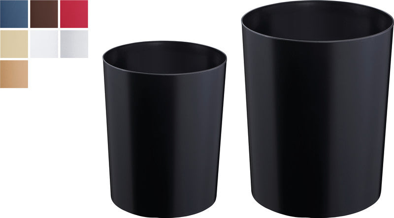 Zwingo Sicherheitspapierkorb – 20 l – Kunststoff, Silber – TÜV – Ø 280 × H 340 mm