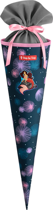 Step by Step Schultüte 70 cm × Ø 18 cm, 5 l – Motiv Meerjungfrau Delia – Serie SPACE – rPET