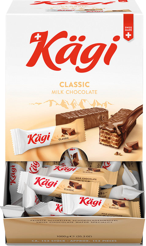 Kägi fret Waffelriegel – Classic, Milch, Minis, 1 kg
