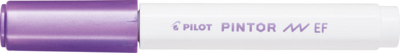 Pilot Pigment-Marker Pintor – Rundspitze 0,5-0,7 mm – Violett Metallic – Für dunkles Papier geeignet
