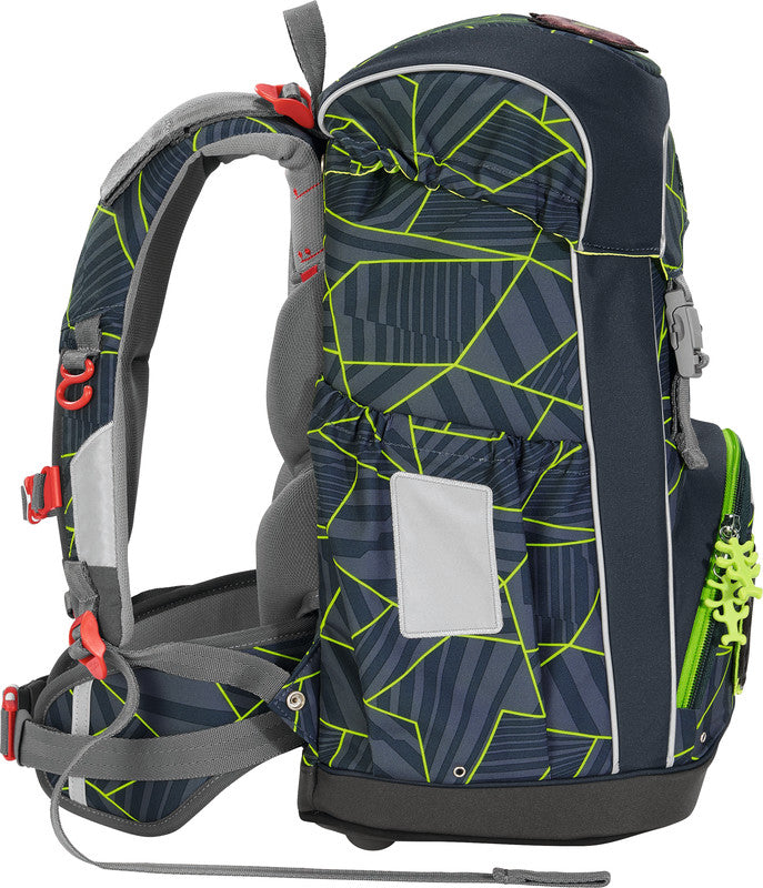 Step by Step Schulrucksack-Set Giant – 5-teilig – Dark Cat Chiko – Recycelte Materialien