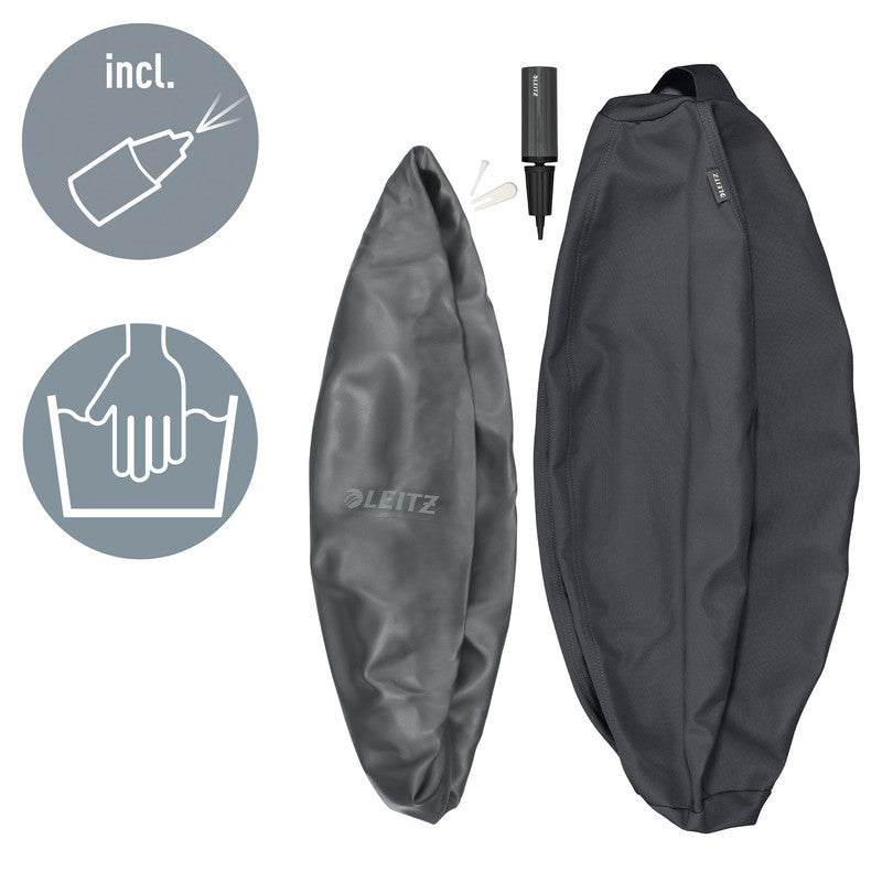 Leitz Sitzball Ergo Active – Ø 75 cm, dunkelgrau
