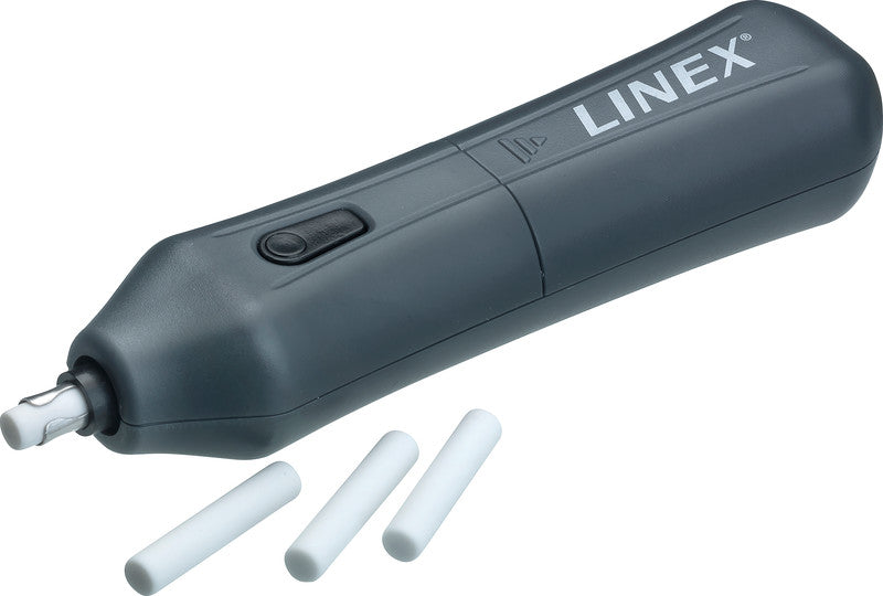 Linex Radierer – für Bleistifte und Farbstifte – 115 × 160 × 115 mm – Kunststoff – grau