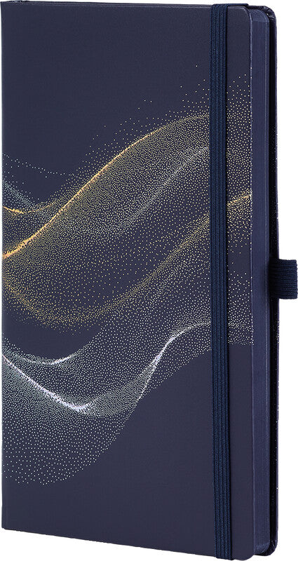 Castelli Notizbuch – A5 – liniert – 192 Seiten – 80 g/m² – gebunden, Gummiband, Stiftschlaufe – mehrfarbig
