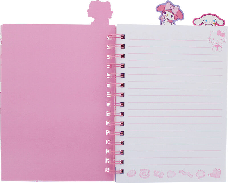 Kitty sweets Spiralbuch – A5 – Liniert – 192 Seiten – Doppelspirale, 3 Trennseiten, Mehrfarbig