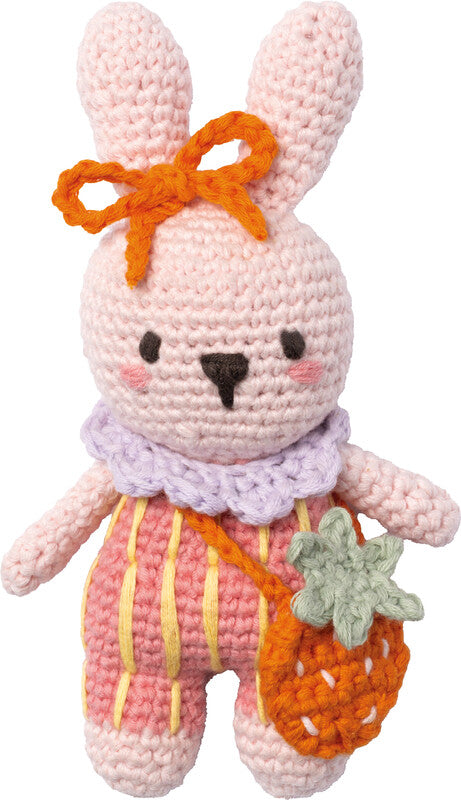 Folia Mini-Häkelset Hase – 7,0 cm×14,0 cm, Mehrfarbig