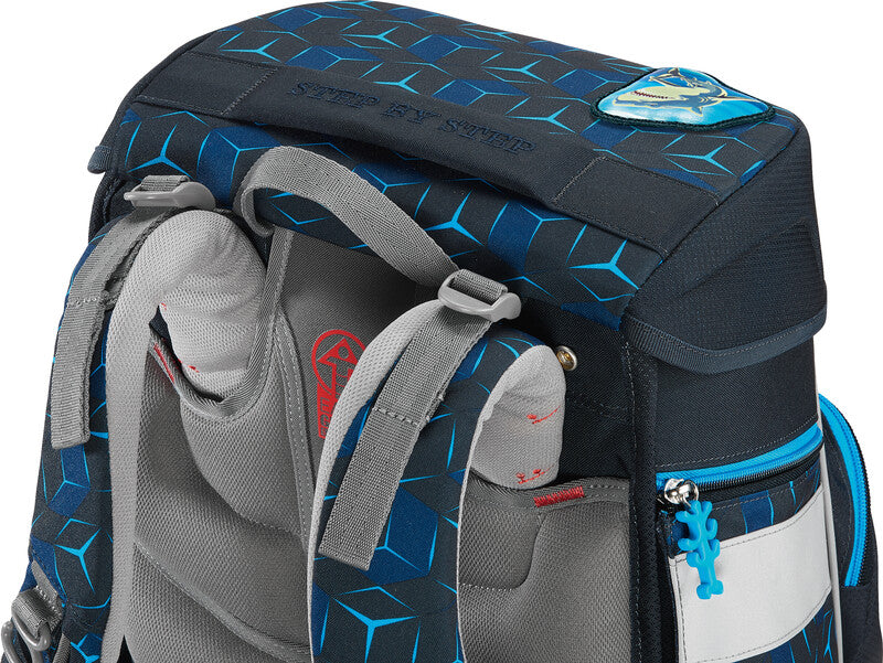 Step by Step Schulrucksack-Set Space Shine – 5-teilig – Shark Dexter