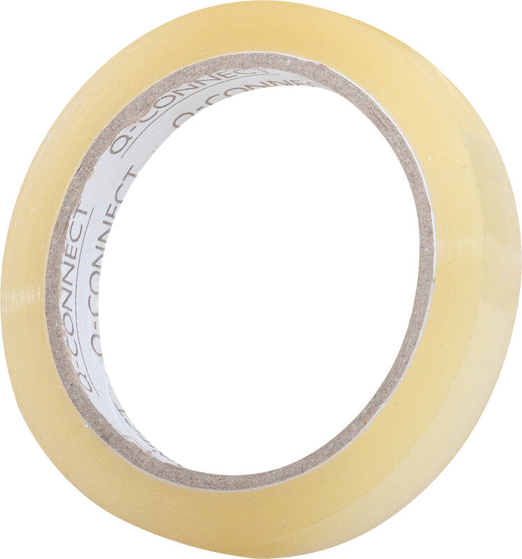 Q-Connect Klebeband – permanent, klar, Kunststoff, 15 mm × 66 m