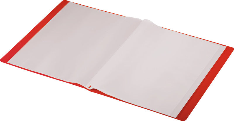 Leitz Sichtbuch A4, 40 Hüllen, PP, Rot – 1 Stück