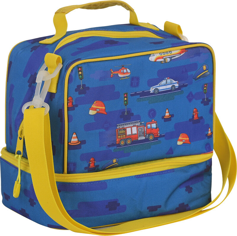 Estia Lunchtasche Kids – 6 l – isoliert – City Heroes – mehrfarbig