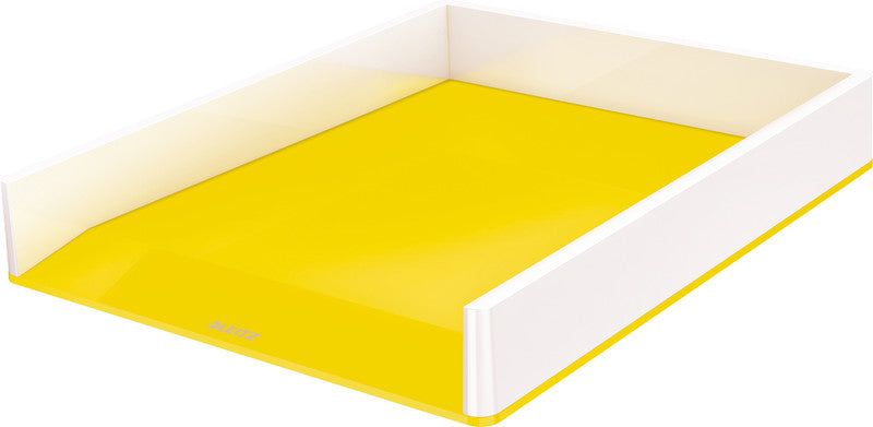 Leitz Briefkorb – Kunststoff, Weiss, Gelb, Serie 53611016