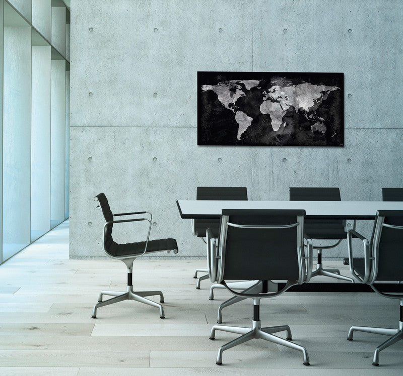 Sigel Whiteboard – 91 × 46 cm, Glas, magnetisch, Wandmontage, inkl. Magnete