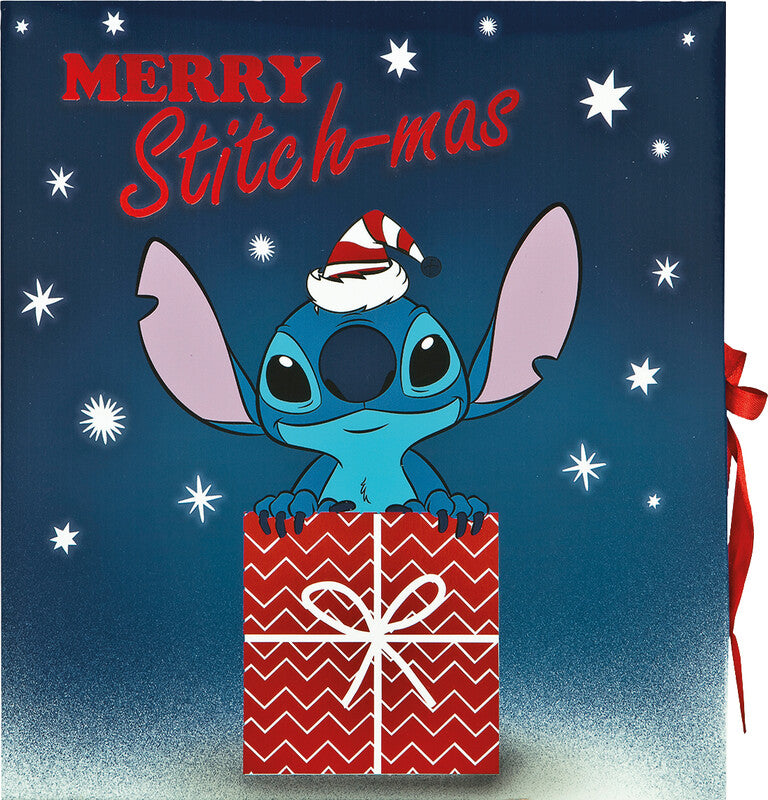 Adventskalender Stitch – 24 Teile – 27,0 × 30,0 × 6,0 cm – Karton, Mehrfarbig