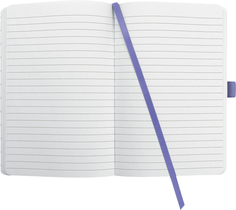 Sigel Notizbuch, A5, liniert, Fadenheftung, 174 Seiten, perforiert, 80 g/m² – dunkellila
