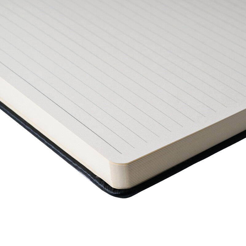 Sakura Notizbuch A4, liniert, Leimbindung, Hardcover, 160 Seiten, 140 g/m² – Maulbeere