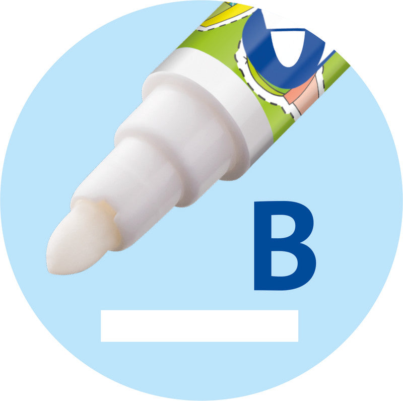 Pelikan Tintenlöscher Super Pirat – breit – blau – Blister 2 Stk.