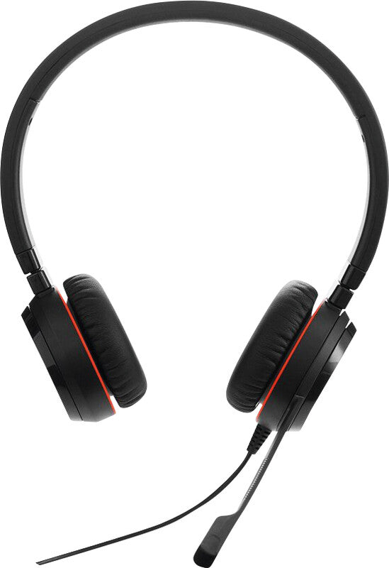 Jabra Evolve 20 – Duo Headset, On-Ear – USB-A, Mikrofon mit Rauschunterdrückung, Kabelbedienung – schwarz